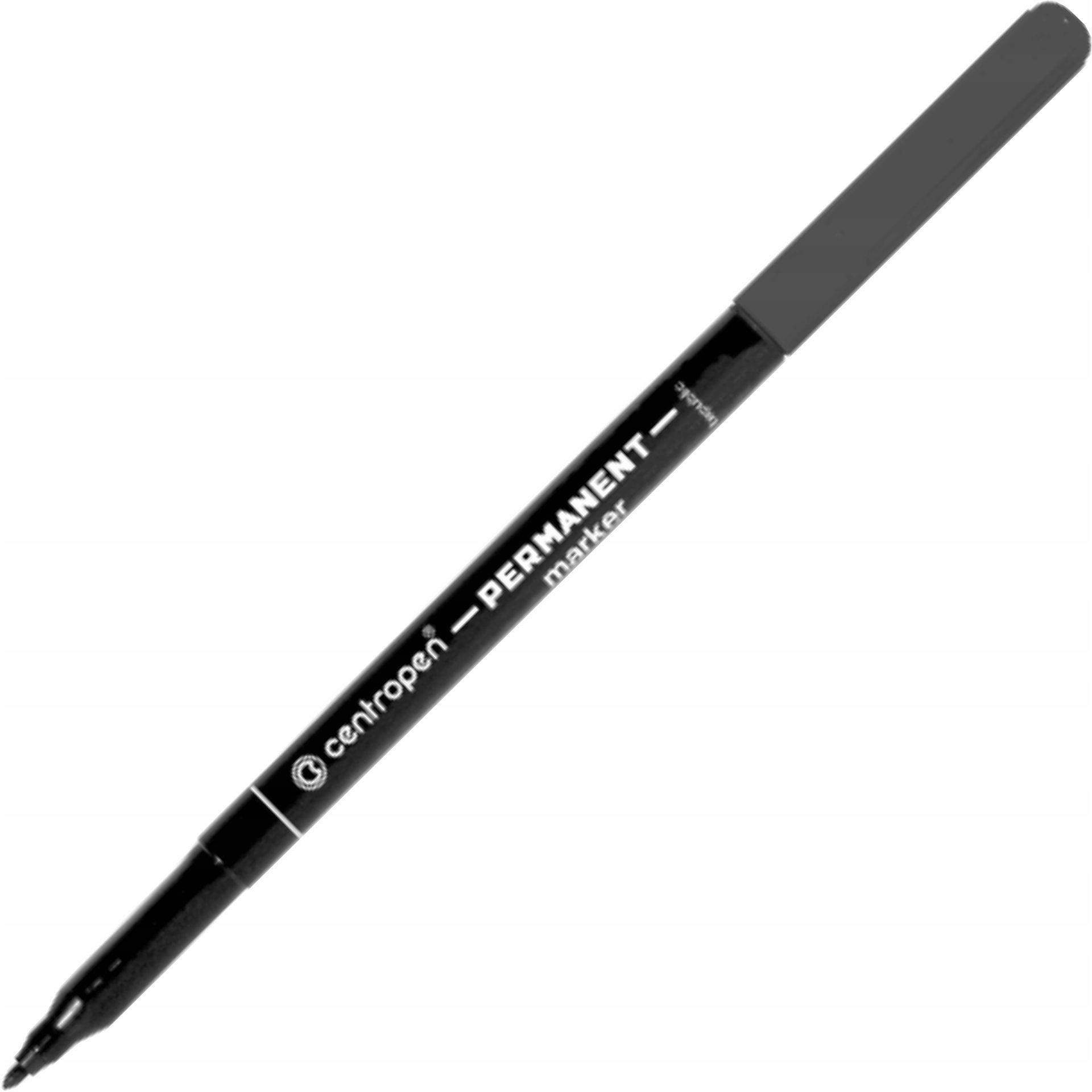 Centropen marker czarny permanentny 2536/12