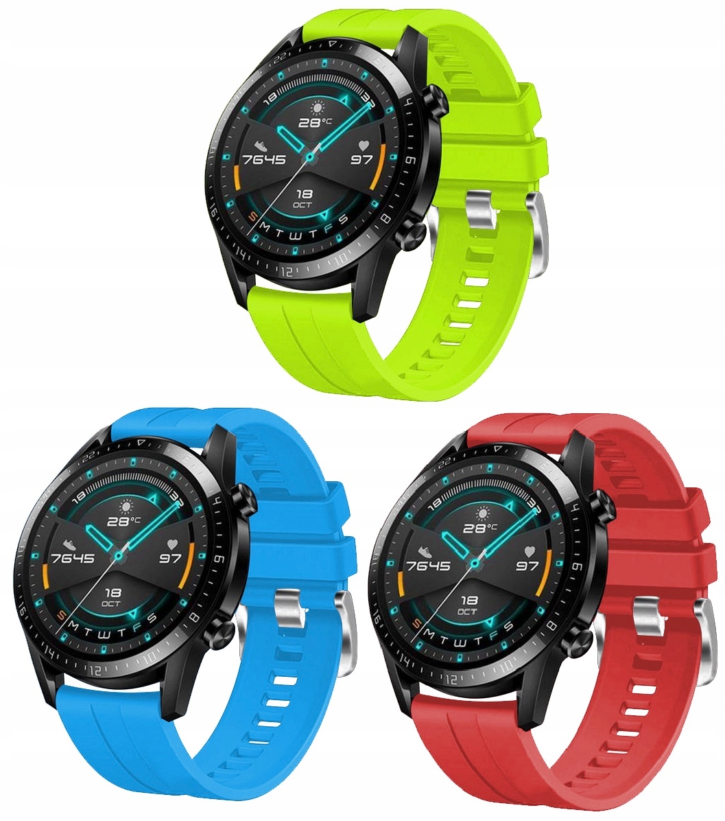 3x Pasek Do Huawei Watch Gt 2 3 4 5 GT2 Pro GT3 GT4 GT5 GT2e 22MM