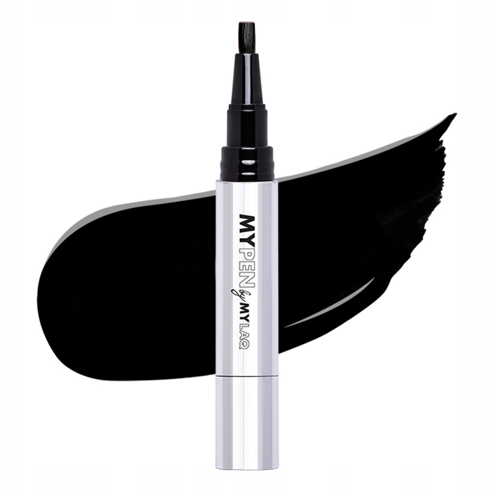Mylaq My Pen - Lakier hybrydowy w pisaku 3w1 My Easy Black 3,7ml