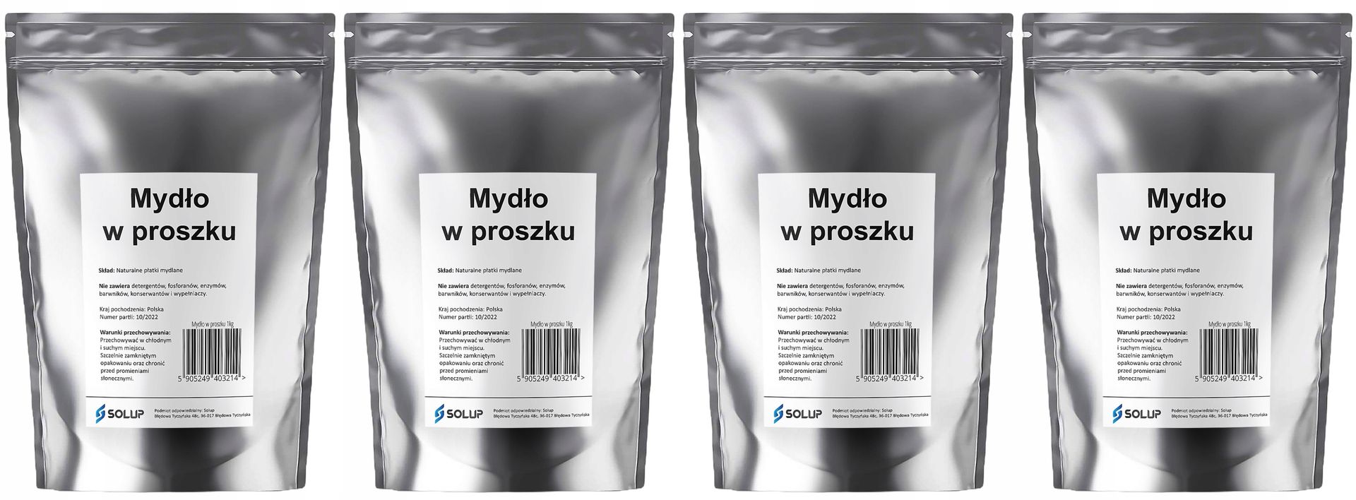 Płatki Mydlane mydło w proszku Naturalne Eko 4kg