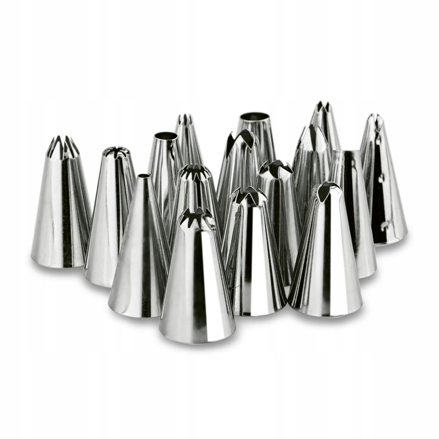 Końcówki Do Rękawa Cukierniczego nierdzewne 16szt