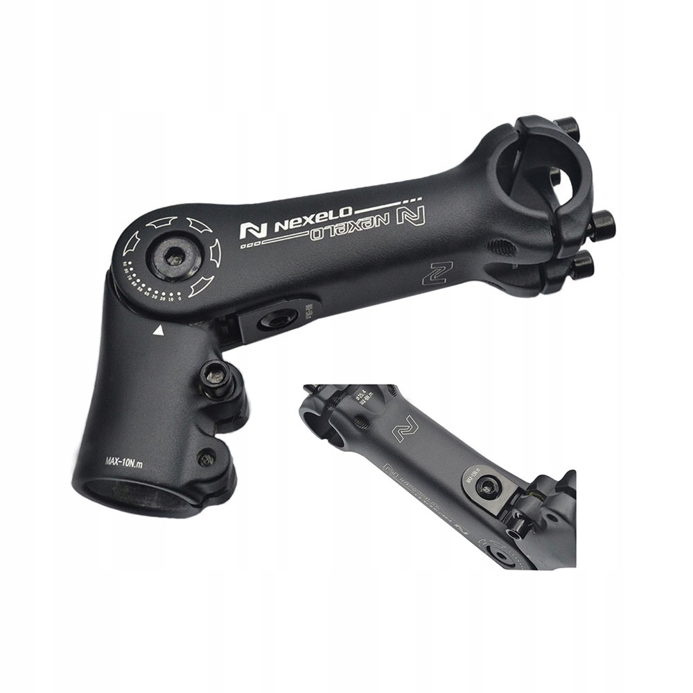 Nexelo Wspornik kier. AHEAD regul. 25,4mm 110mm wysoki czarny