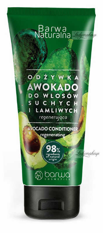 BARWA - Barwa Naturalna - Avocado Conditioner - Regenerująca odżywka awokado do włosów suchych i łamliwych - 200 ml