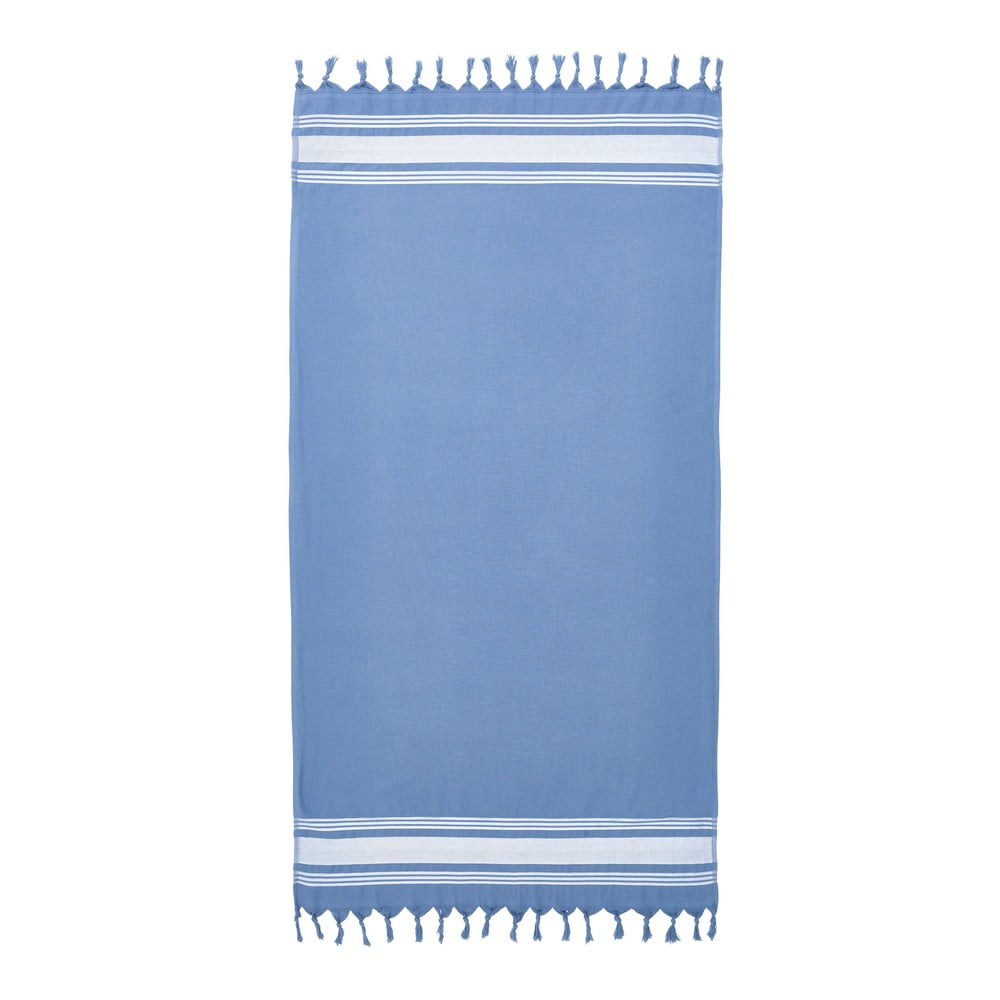 Niebieski ręcznik plażowy 150x75 cm Hammam – Catherine Lansfield