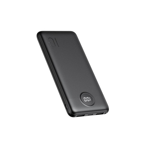Power bank Veger L10 - 10 000mAh LCD czarny (W1087)