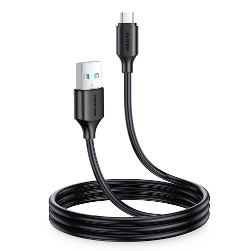 Joyroom kabel USB-A - Micro USB 480Mb/s 2.4A 1m czarny S-UM018A9