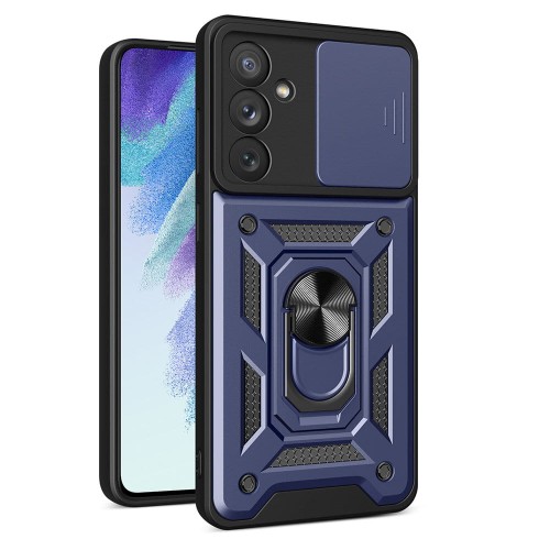 Hurtel Hybrid Armor Camshield etui do Samsung Galaxy A14 pancerny pokrowiec z osłoną na aparat czarne