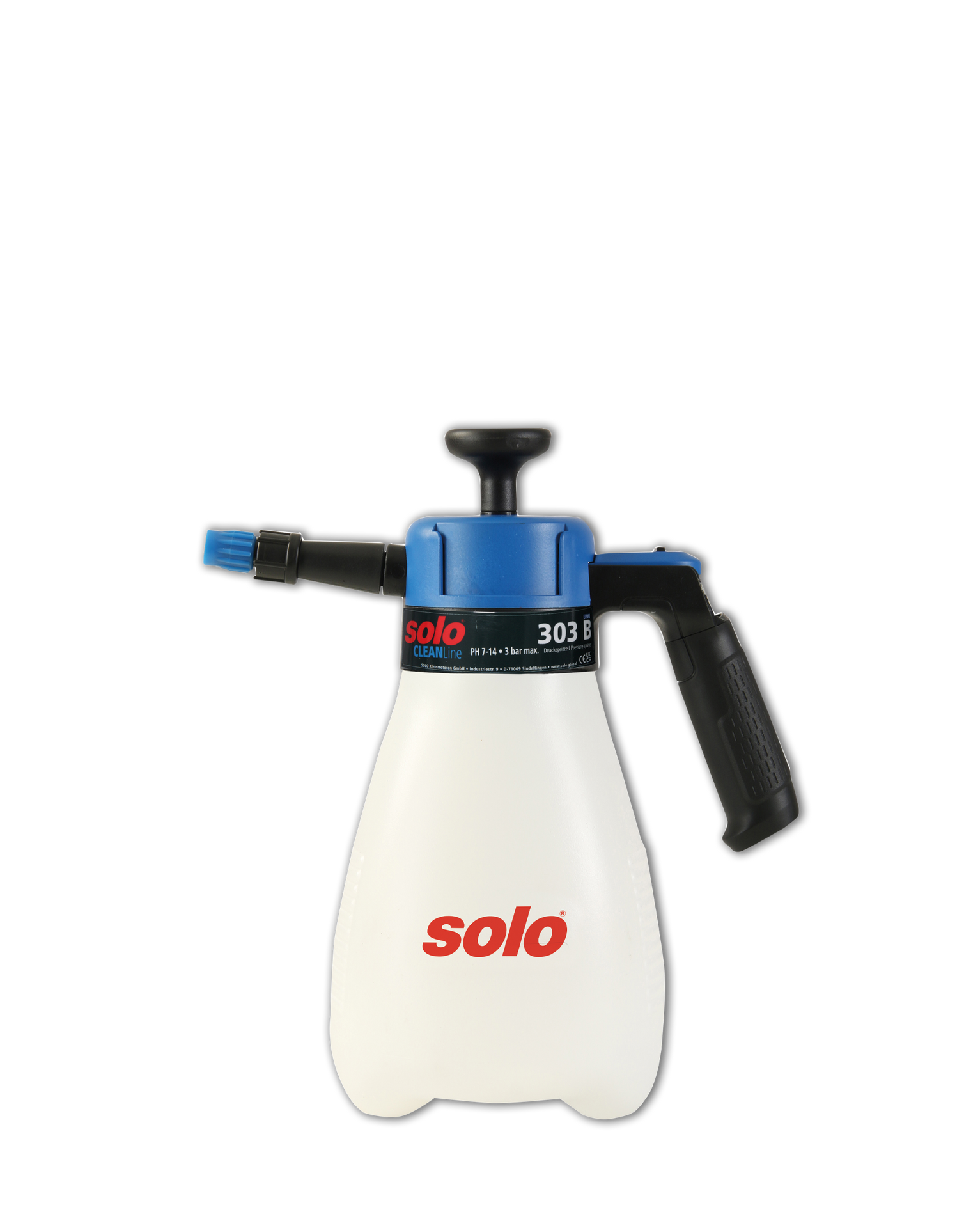Opryskiwacz ręczny 1,25L, pH 7-14 – SOLO 303 B, 3 bary