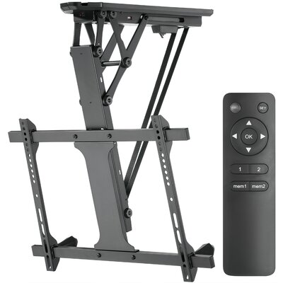 Maclean Uchwyt do TV elektryczny sufitowy MC-880 do pochyłych ścian 32"-70" 35kg max pilot max VESA 600x411 MC-880