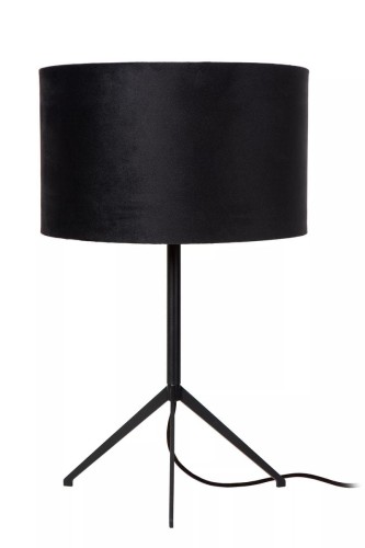 Lucide Tondo 45590/81/30 lampa stołowa lampka 1x60W E27 czarna