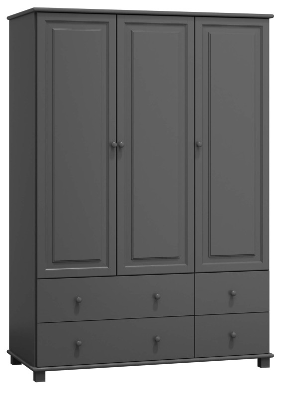Szafa sosnowa 3D nr7 S120 szara