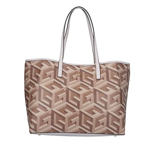 Guess Vikky Large Tote, Torba damska, jeden rozmiar, Logo Taupe