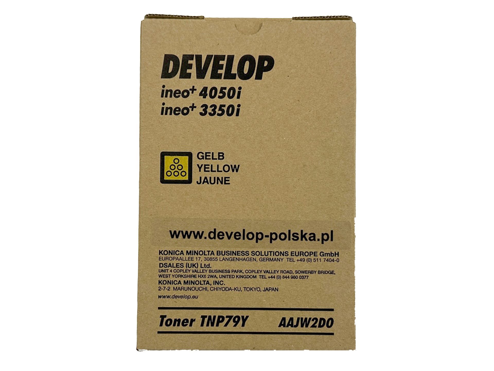 Develop Toner TNP79Y ineo +3350i / +4050i