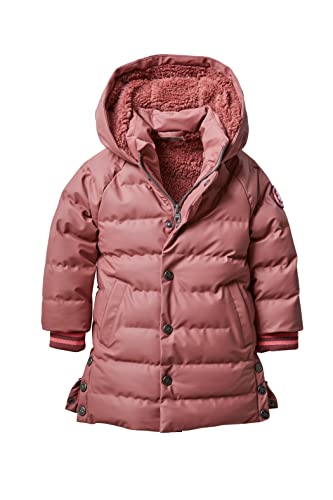 first instinct by killtec Unisex płaszcz pikowany PU / pikowana kurtka z kapturem FIOW 19 MNS QLTD CT, drewno różowe, 74/80, 38760-000