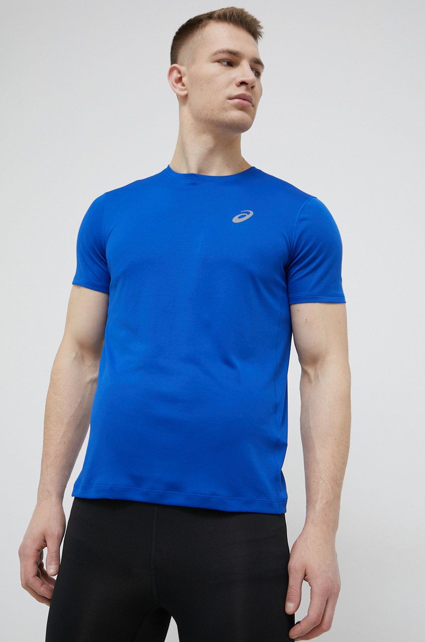 Asics t-shirt do biegania gładki