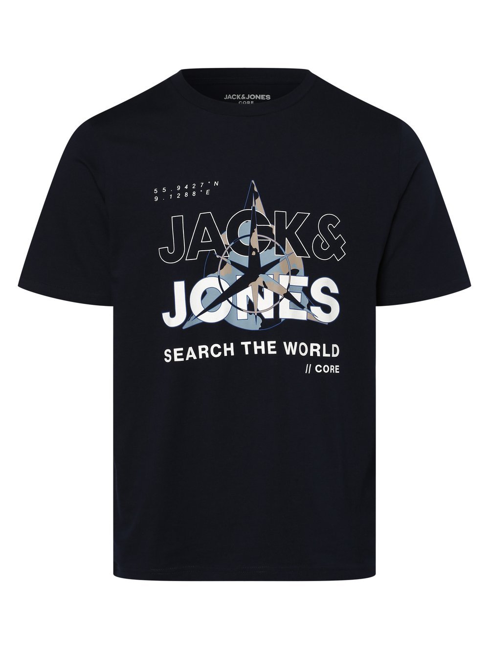 Jack & Jones - T-shirt męski  JCOHunt, niebieski