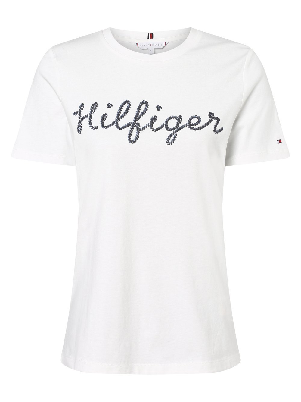 Tommy Hilfiger - T-shirt damski, biały