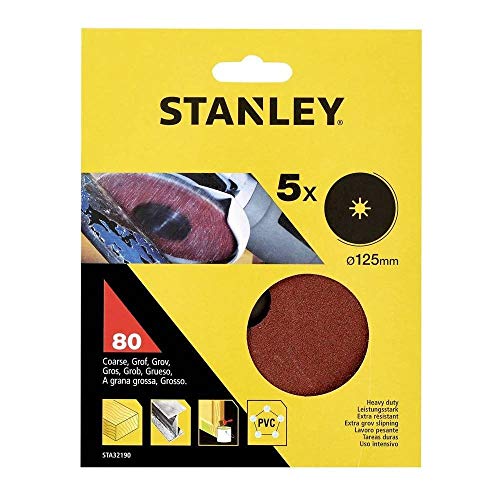 Stanley DYSK FIBROWY 125 MM P80 5 SZT STA32190-XJ STA32190-XJ