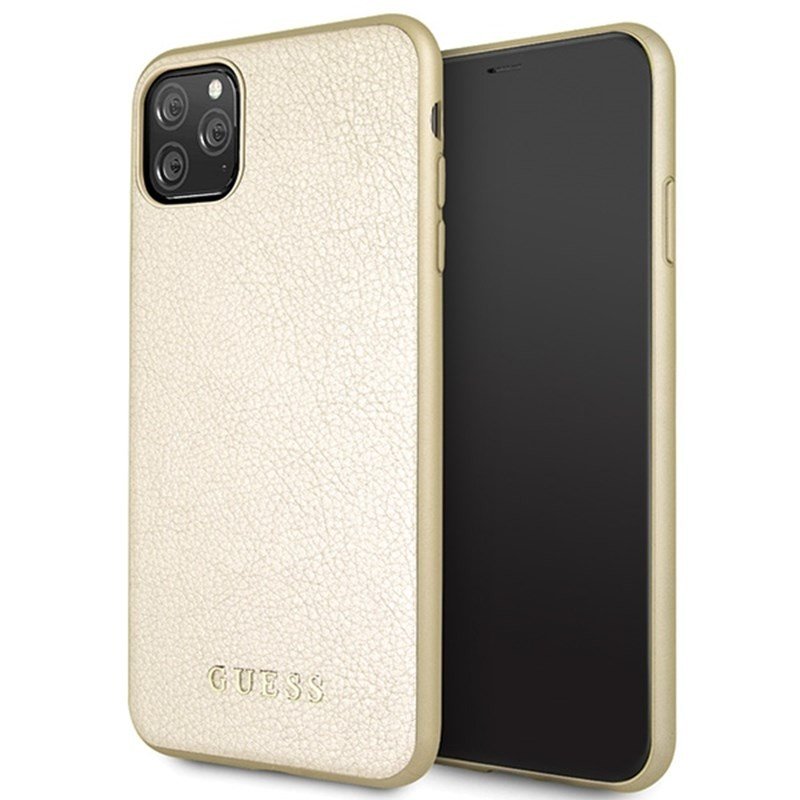 Guess Obudowa dla telefonów komórkowych Iridescent pro Apple iPhone 11 Pro Max GUHCN65IGLGO Złoty
