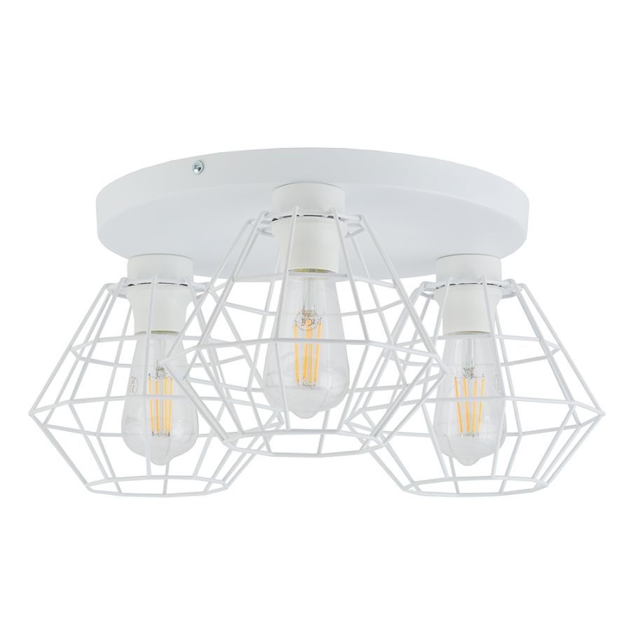 Lampa sufitowa z drucianymi kloszami TK 6214 z serii DIAMOND NEW