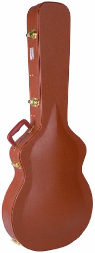 Kinsman Deluxe brązowa vintage obudowa do gitary w kształcie LP