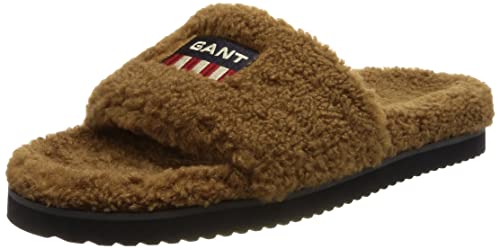 GANT FOOTWEAR Męskie kapcie Miltoon, Tobacco Brown, 40 EU