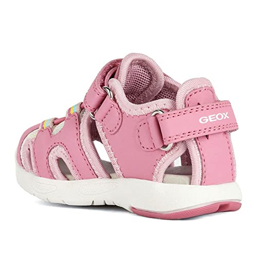 Geox Dziewczęce sandały B Multy Girl Sandal, fuksja/wielokolorowe, 23 EU, fuksja Multicolor, 23 EU