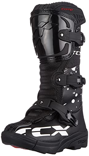 TCX Męskie buty motocyklowe, czarno-biały, 40 EU