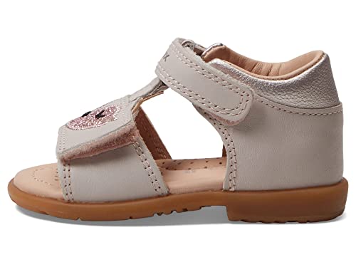 Geox Dziewczęce sandały B VERRED Sandal, Dove Grey, 21 EU, Dove Grey, 21 EU