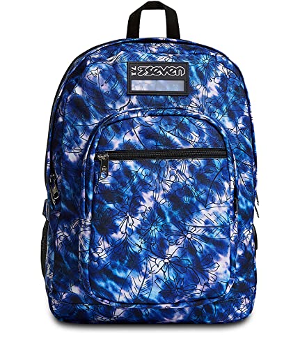 Plecak Seven® FREETHINK - GIRL, Blue Print, Taglia Unica, Casual