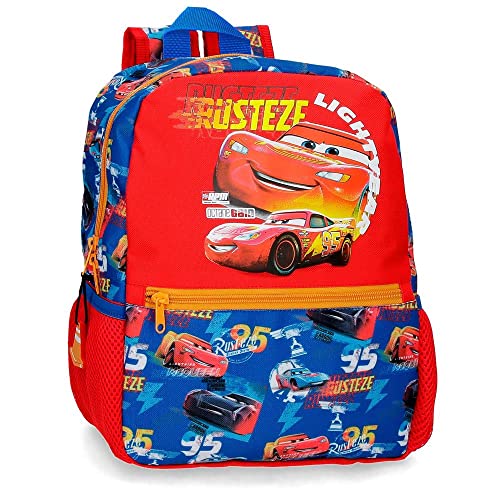Disney Cars Rusteze Lightyear Plecak szkolny pasujący do czerwonego wózka 25 x 32 x 12 cm Poliester 9,6 L