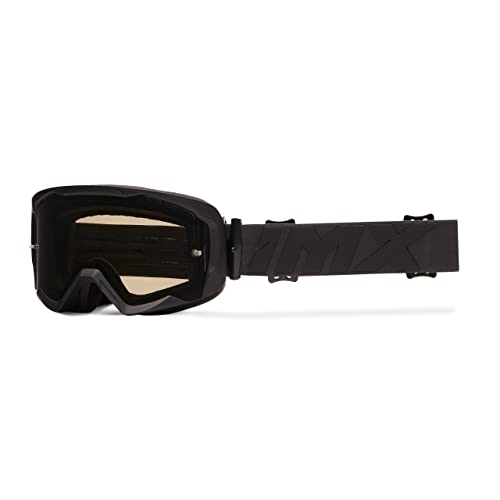 IMX RACING Endurance okulary motocyklowe, trójwarstwowe, gąbka, DualLens odporne na zarysowania, powłoka zapobiegająca parowaniu, szeroki pasek 40 mm, nadruk silikonowy