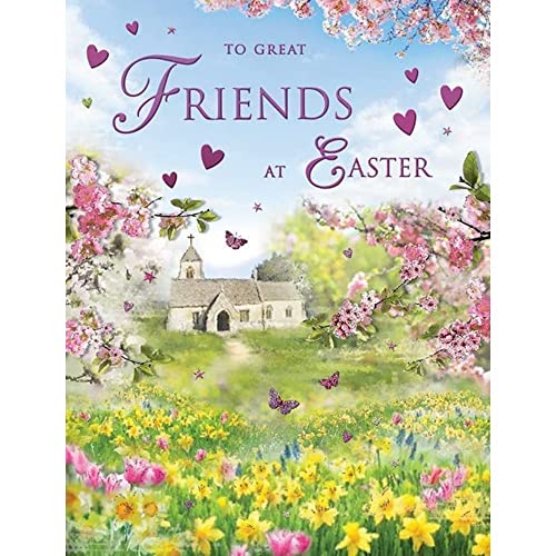 Regal Publishing Kartka wielkanocna kościół wielkich przyjaciół - 20 x 15 cm