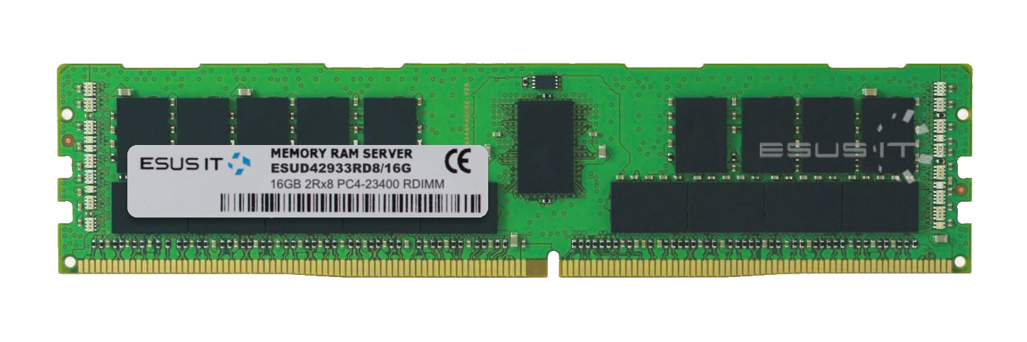 Pamięć RAM 1x 16GB ESUS IT ECC REGISTERED DDR4 2Rx8 2933MHz PC4-23400 RDIMM | ESUD42933RD8/16G