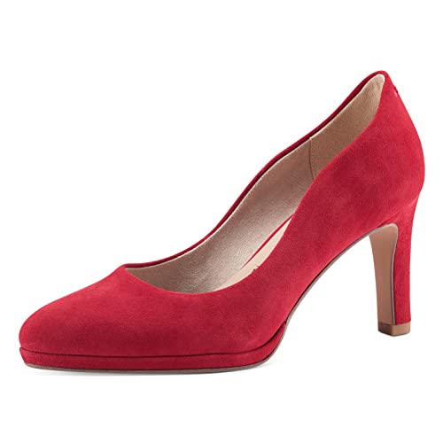 Tamaris 1-1-22411-20 damskie trampki, pompka, truskawka, 36, Truskawka, 41 EU
