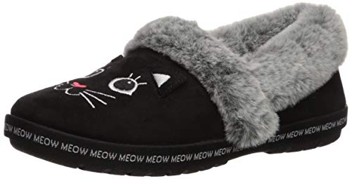 Skechers BOBS Too Cozy-Meow damskie kapcie, czarne, Czarny, 36 EU