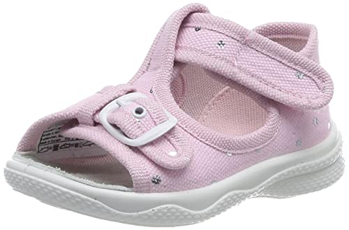Superfit Dziewczęce kapcie Polly Rosa/srebro 5520, 19 EU, Różowe srebro 5520, 19 EU