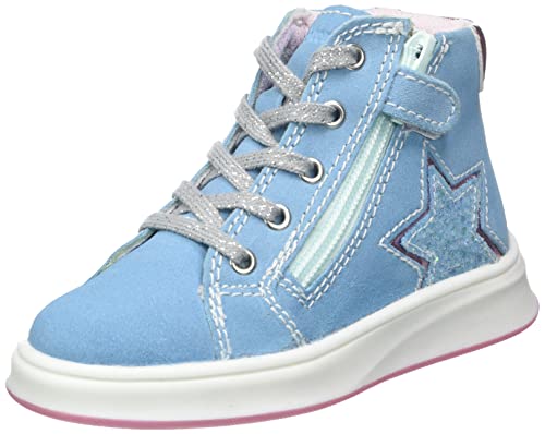 Richter Kinderschuhe Laura Sneakersy dla chłopców i dziewczynek, Light Turquise/Candy, 25 EU, Light Turquise Candy, 25 EU Weit