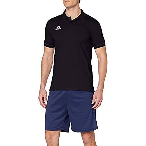 adidas Męska koszulka polo Tiro 17 Cotton czarny czarny/ciemny popiel/biały XS