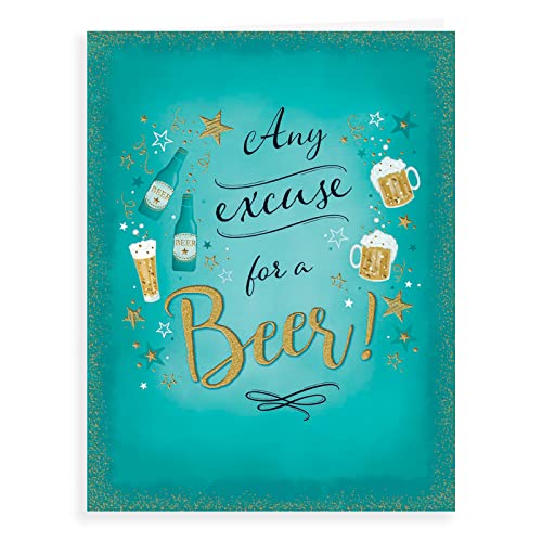 Nowoczesna męska kartka urodzinowa - 20 x 15 cm - Piccadilly Greetings