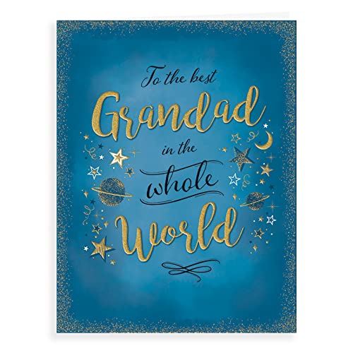Nowoczesna kartka urodzinowa dla dziadka - 20 x 15 cm - Piccadilly Greetings