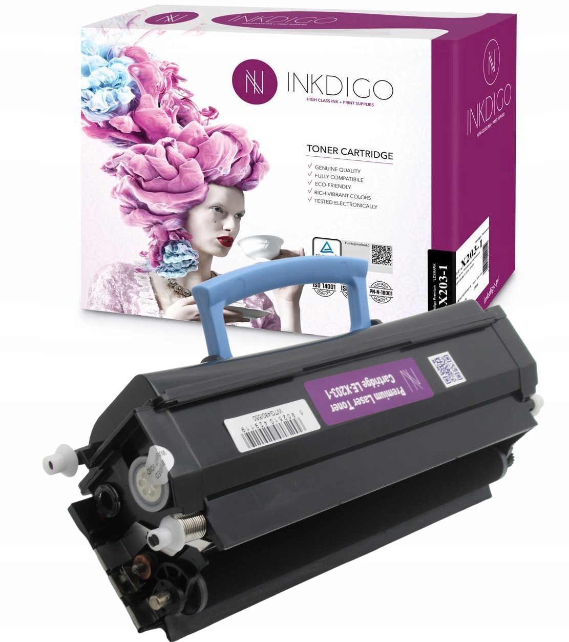Inkdigo Toner INKDIGO do LEXMARK X 203 Black