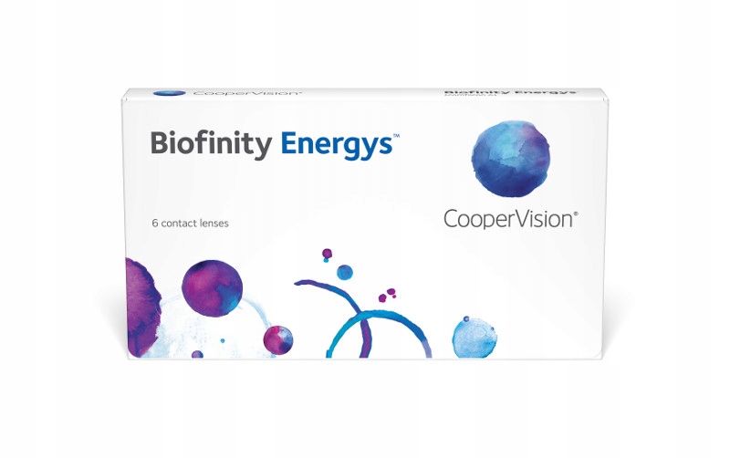 CooperVision Biofinity Energys 3 szt. Soczewki miesięczne (-1.00 dpt & BC 8.6)