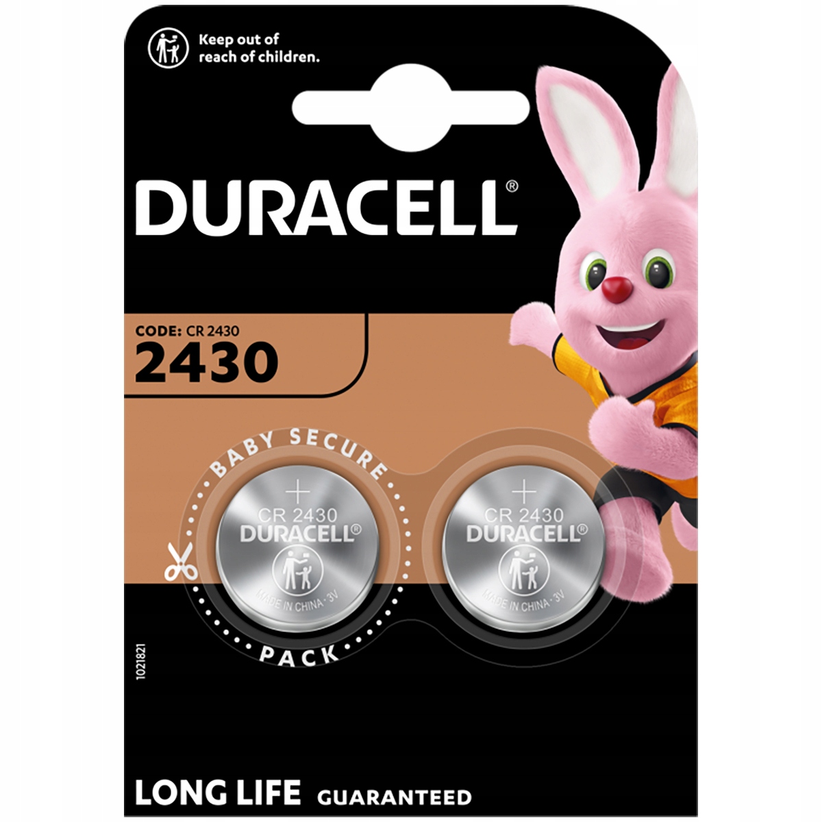 bateria litowa mini Duracell CR2430 DL2430 ECR2430 2BL