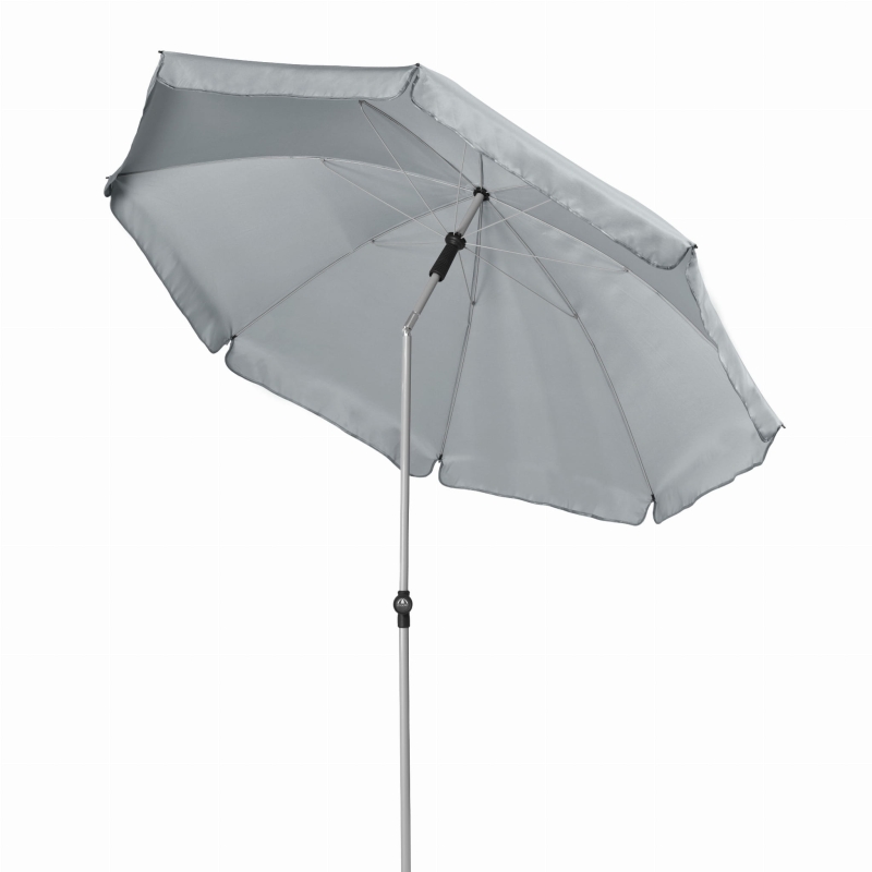 Parasol balkonowy tarasowy plażowy Doppler 200 cm łamany, szary