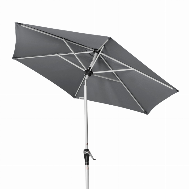 Parasol ogrodowy Doppler Active Auto Tilt okrągły 210 antracyt