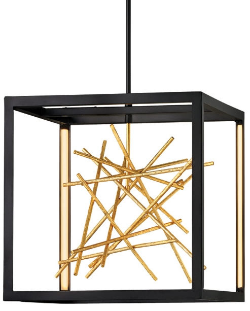 Quintiesse Styx QN-STYX-LED-P-BG lampa wisząca x48W/LED Tape 5234Lm
