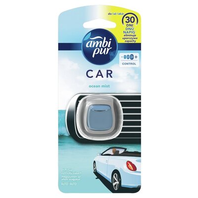 Ambi Pur Procter&Gamble Car Ocean Mist Samochodowy odświeżacz powietrza z uchwytem 1 sztuka