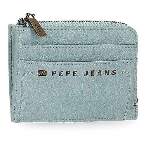 Pepe Jeans Diane Etui na wizytówkę Niebieski 11,5x8x1,5 cm Skóra syntetyczna, niebieski, Tarjetero, etui na karty