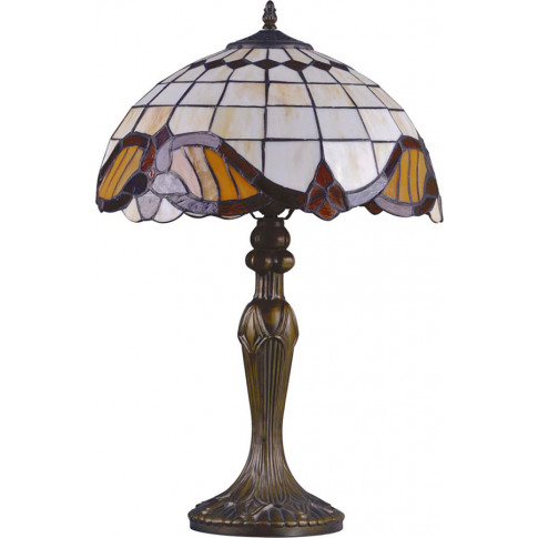 Lampka stołowa dekoracyjna z witrażem - 15X S995 G7-P12